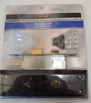 Defiant Mortise Lock Set Aged Bronze Glass Knob Missing One See Photo. Fixed Price $25.00.