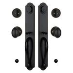 Tmc Double Door Handleset With Knob For Front In Aged Bronze (key.... Fixed Price $202.93.