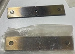 National Lock Drawer Pull Backplates H6 3825-001 Nos Brass. Fixed Price $65.00.