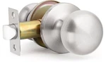 Gobekor Passage Door Knob, Satin Nickel, Interior Hall/closet 1 Pack. Fixed Price $16.00.