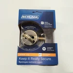 Schlage G1 B60N V 609 Antique Brass Single Cyl Deadbolt. Fixed Price $23.70.