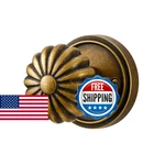 Mrml Passage Door Antique Brass Retro Knob, Interior Kitchen Pantry. Fixed Price $58.49.