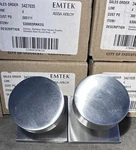Assa Abloy Emtek Stainless Steel Square Rosette Round Door Knob Dummy. Fixed Price $84.00.