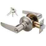 1 Pack Of Manren Lever Keyed Entry Door Handle Lock, Universal Kno.... Fixed Price $27.99.