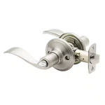 Waverlie Satin Stainless Privacy Bed/bath Door Handle. Fixed Price $19.99.
