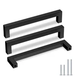 Goldenwarm 30 Pack 6-1/4IN Matte Black Cabinet Pulls Kitchen Drawer Handles. Fixed Price $35.00.