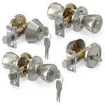 Reluen Set Of 2 Mobile Home Door Lock Exterior Keyed Knob. Fixed Price $73.25.