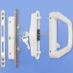 Sliding Patio Door Handle Set With Mortise Lock, Suitable For Glass. Fixed Price $81.60.