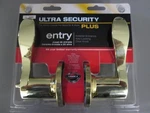 Ultra 95714 Keyed Entry Set With Lexington Style Levers Kd Polished Brass. Fixed Price $18.50.