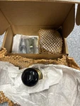 Nostalgic Warehouse - Classic Rosette With Black Porcelain Knob Antique Brass. Fixed Price $120.00.