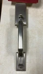 Kwikset 802SN Lip 15 Dummy Exterior Handleset Satin Nickel. Fixed Price $45.99.