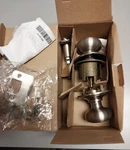 Schlage Door Handle, F40 619, 16-080 Latch, 10-027 Strike. Fixed Price $20.00.