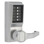 Simplex LR103126D41 Mechanical Push Button Lockset, Satin Chrome, 1-3/8". Fixed Price $589.99.