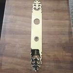 Baldwin Princeton Interior Escutcheon Door Trim Pol. Brass 6983-003-KC-NOS. Fixed Price $25.00.