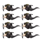 Knobwell 8 Pack Oil Rubbed Bronze Finish Keyless Interior Door Handle Classic. Fixed Price $155.16.