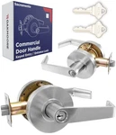 Oakmoore Commercial Entry Handle Locks Keylock (entrance Doors), Silver. Fixed Price $127.70.