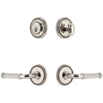 Grandeur Soleil Rosette Entry With Lever In Polished Nickel Lh 897045. Fixed Price $346.50.