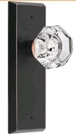 Ceymio Passage Door Knob Black Vintage Look Diamond Cut Handle.. Fixed Price $52.49.