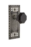 Nostalgic Warehouse Craftsman Plate-black Waldorf Knob-antique Pewter Dbl Dummy. Fixed Price $149.99.