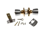 Weiser WAC301 Beverly Tulip Knob Privacy Set, Bright Bronze & Satin Chrome. Fixed Price $32.93.