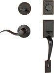 Ridgecrest Aged Oil Rubbed Bronze Dummy Handleset With Heritage Lever. Fixed Price $99.99.