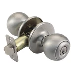 Satin Nickel Entry Knob With Key And Turn Button For Left Right Doors. Fixed Price $31.29.