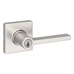 Kwikset Casey Square Keyed Entry Lever Doorknob With Smartkey Satin Nickel. Fixed Price $11.47.