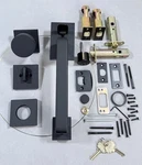 Emtek 4820US19 Baden Sectional Single Cylinder Keyed Entry Handlset Black. Fixed Price $264.16.