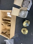Baldwin FDCRYTRR044 Crystal Non-turning Dummy Door Knob Set With Round Rose. Fixed Price $137.99.