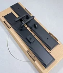 Emtek 1L1M11US19 Brass Keyed Entry Trim W/ American Cylinder Flat Black. Fixed Price $273.60.