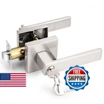 Probrico Entry Door Levers Brushed Nickel With Different Keys, Heavy Duty Hardwa. Fixed Price $36.42.