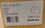 Kwikset 300CV Venetian Bronze Cove Privacy Door Knob. Fixed Price $17.30.