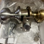 Emtek 5100 Waverly Key Knob Lock Set Satin Nickel & French Antique. Fixed Price $119.99.
