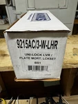 Marks Usa Uni-lock Lever/plate Mortise Lockset 9215AC3-W-LHR. Fixed Price $100.00.