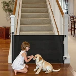 Vevor Retractable Baby Gate Mesh Dog 56.3 Inch Wide 31.3 Tall Black. Fixed Price $34.99.