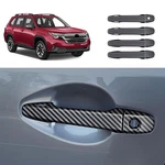 Lunqin Chrome Carbon Fiber Style Door Handle Cover Subaru Forester 2025. Fixed Price $41.58.