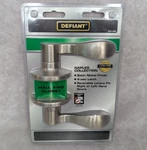 Lever Door Handle Defiant Naples Collection Satin Nickel Hall Closet Passage New. Fixed Price $11.24.