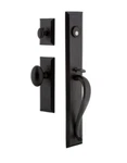 Ageless Iron Keep - Rustic Farmhouse Cast Full Plate Dummy Door Handle Set. Fixed Price $115.00.