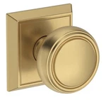 Baldwin Hardware Bremerton Knob & Chamfered Square Rose HD.BRE.CHR.044. Fixed Price $35.00.