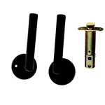 Emtek 5109STUUS19RH Stuttgart Right Handed Passage Door Lever Set - Flat Black. Fixed Price $65.90.