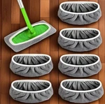 4PCS Reusable Mop Pads Microfiber High Absorbent Cleaning - New. Fixed Price $11.79.