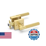 Asidrama 1 Pack Gold Privacy Handles, Lever With Knobs Indoor For. Fixed Price $46.07.