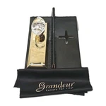 Grandeur Single Dummy Lifetime Brass Fifth Ave Plate W/ Provence Crystal Knob. Fixed Price $119.00.