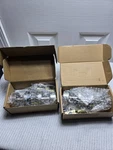 Lot Of 2 Passage Door Set Reversible Heavy Duty Design Satin Nickel. Fixed Price $39.57.