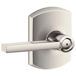 Schlage F40LAT618GRW F40-LAT-GRW Latitude Privacy Door Lever Set With Decorative. Fixed Price $72.27.