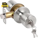 Door With Lock And Key, Keyed Entry Knob, Exterior Interior. Fixed Price $16.38.