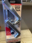 Larson 20298917 Quickfit Straight Lever Handleset, Brushed Nickel (new). Fixed Price $54.87.