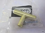 25PK Cosmas Cabinet Hardware Brushed Brass Euro Style T-knob #305BB. Fixed Price $26.14.