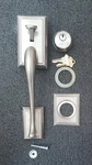 Schlage F58 619, Addison Keyed Exterior Only Handleset With Deadbolt & Keys. Fixed Price $104.59.