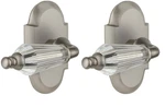 Nostalgic Warehouse Cottage Plate With Parlor Lever, Passage 2.75" Satin Nickel. Fixed Price $69.99.